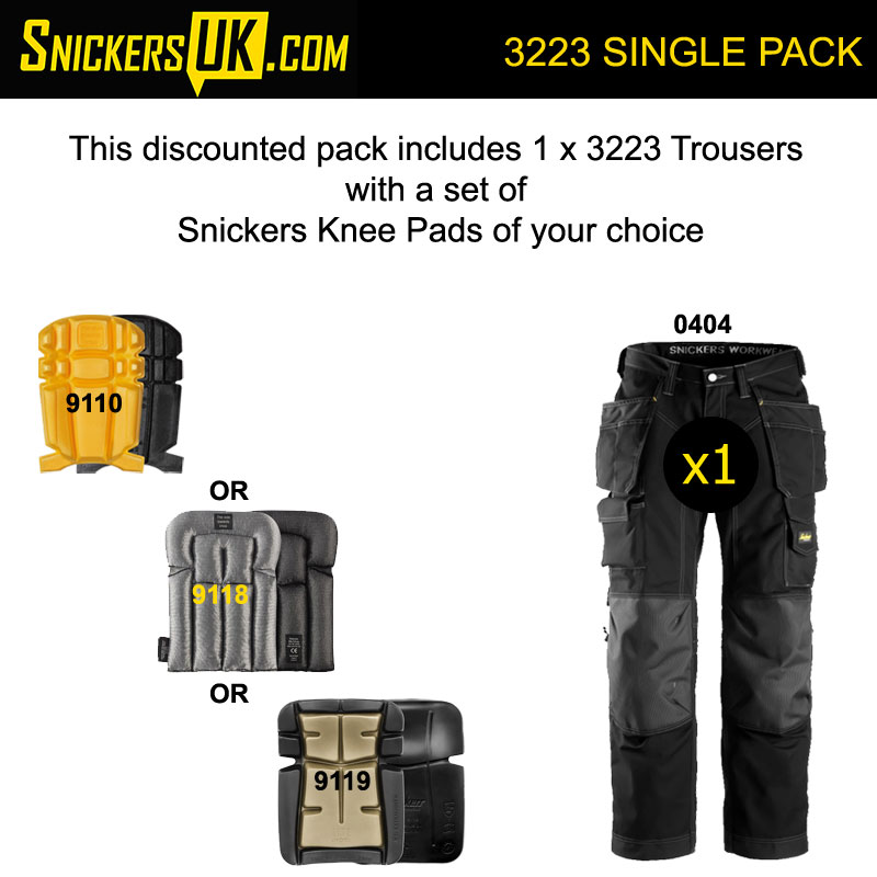Snickers 3223 FloorLayers Holster Pocket Trousers Pack