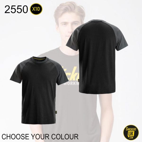 Snickers 2550 Two Coloured T Shirt Pack
