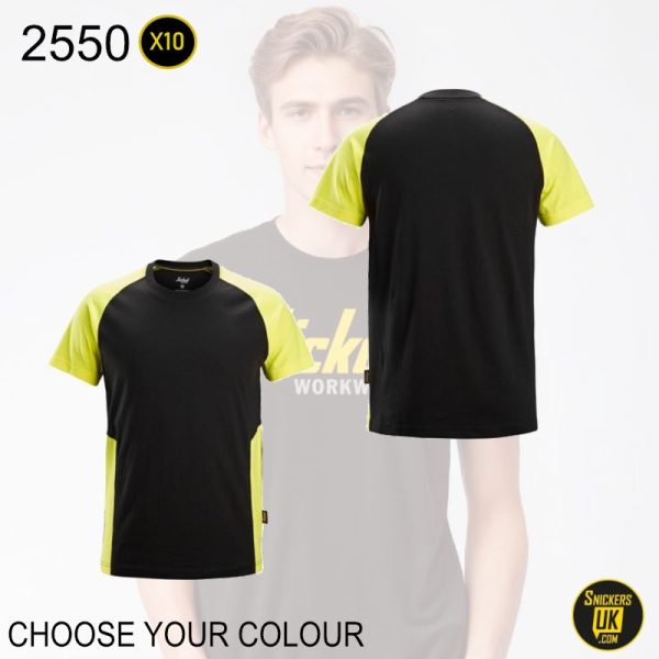 Snickers 2550 Two Coloured T Shirt Pack