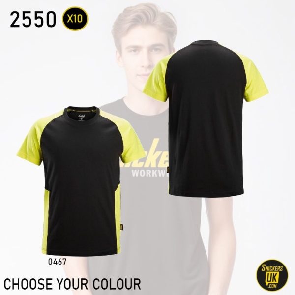 Snickers 2550 Two Coloured T Shirt Pack