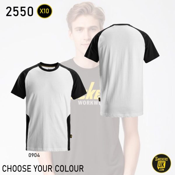 Snickers 2550 Two Coloured T Shirt Pack