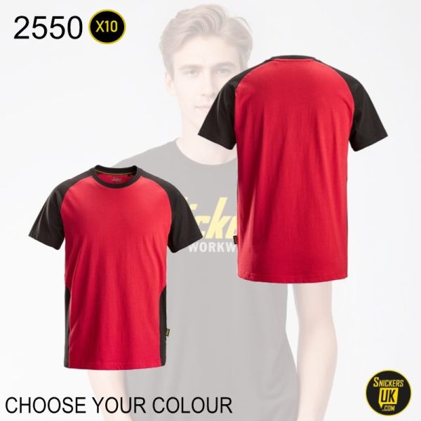 Snickers 2550 Two Coloured T Shirt Pack