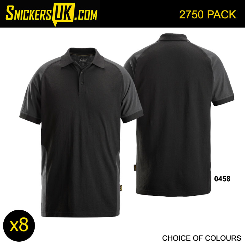 Snickers 2750 Two-Coloured Polo Shirt Pack