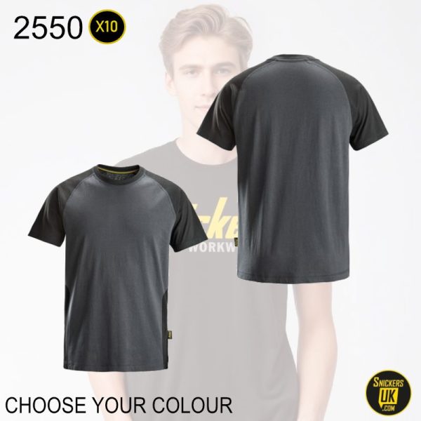 Snickers 2550 Two Coloured T Shirt Pack