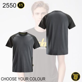 Snickers 2550 Two Coloured T Shirt Pack