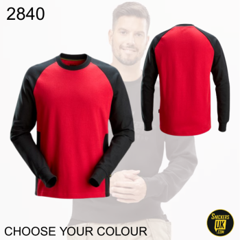 Snickers 2840 Two Coloured Sweatshirt
