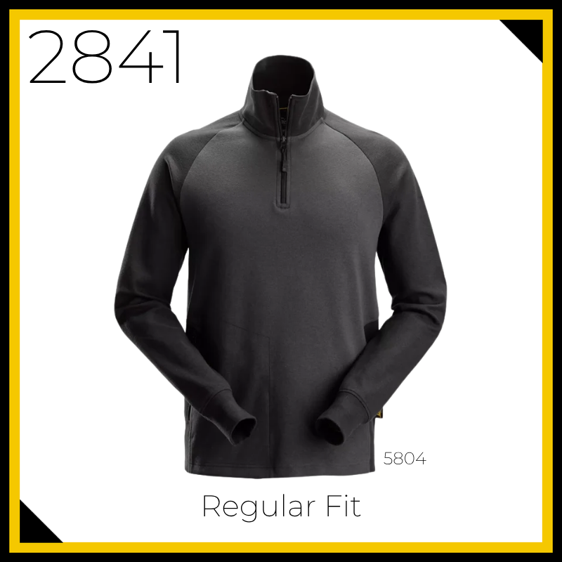 Snickers 2841 Two Coloured Half Zip Sweatshirt