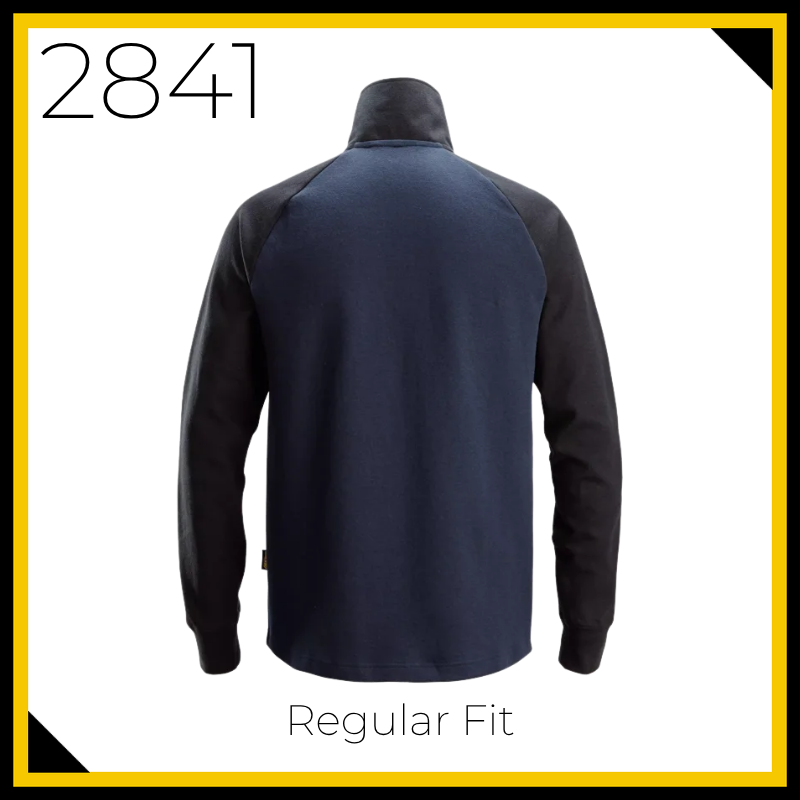 Snickers 2841 Two Coloured Half Zip Sweatshirt