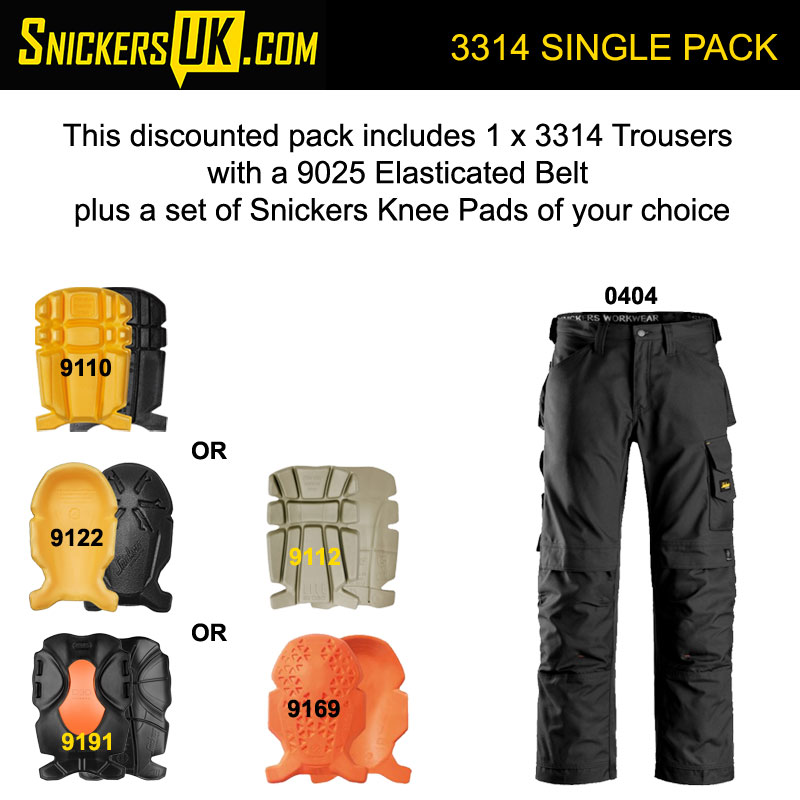 Snickers 3314 Canvas+ Non Holster Pocket Trousers Pack