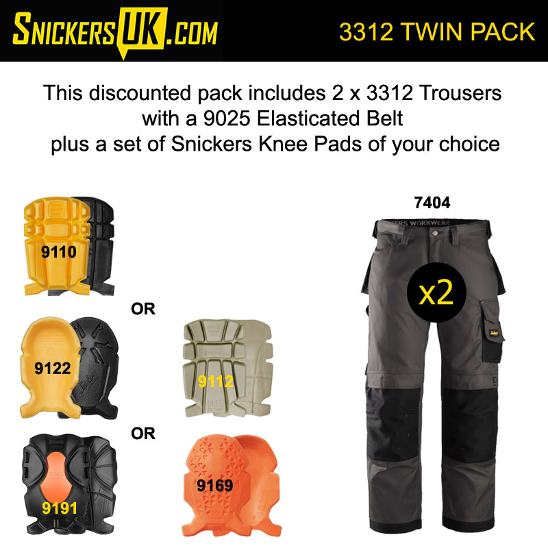 Snickers 3312 Duratwill Non Holster Pocket Trousers Pack