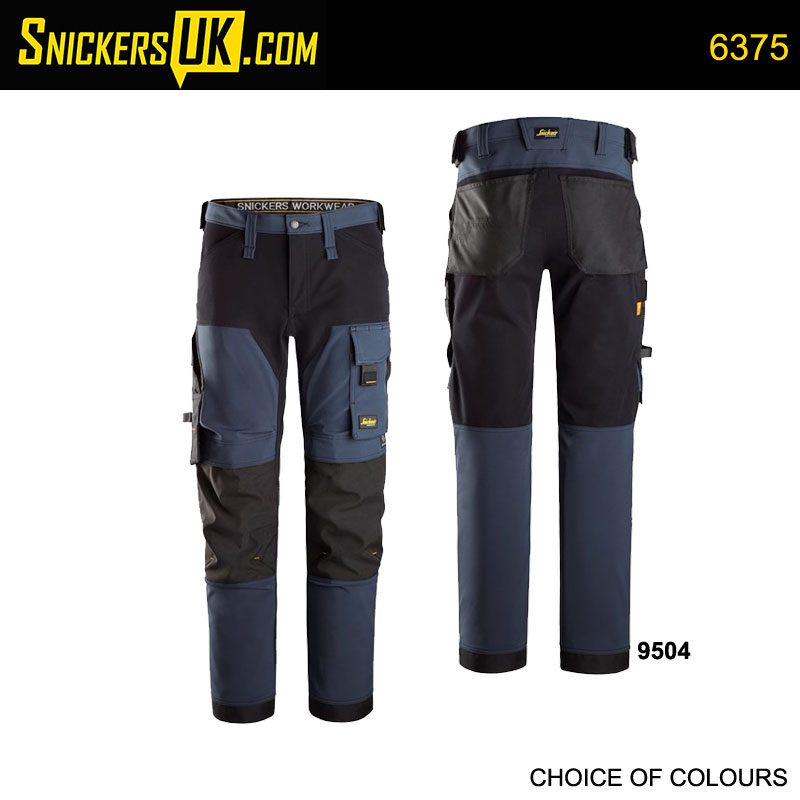 Snickers 6375 AllRoundWork 4 Way Stretch Non Holster Pocket Trousers