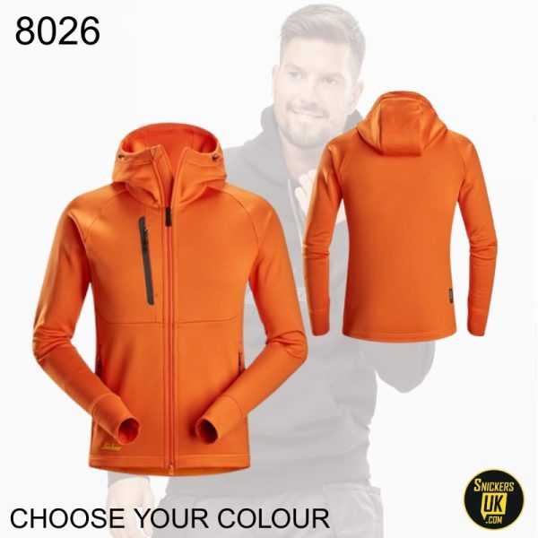 Snickers 8026 Polartec Power Stretch Full Zip Hoodie