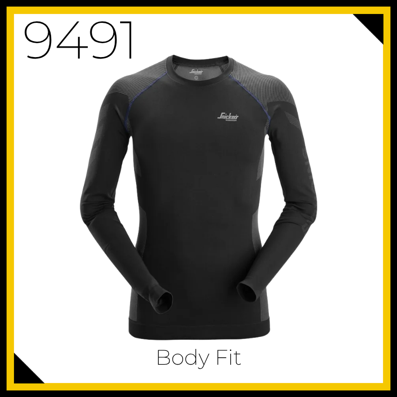 Snickers 9491 Seamless Base Layer In Motion Top
