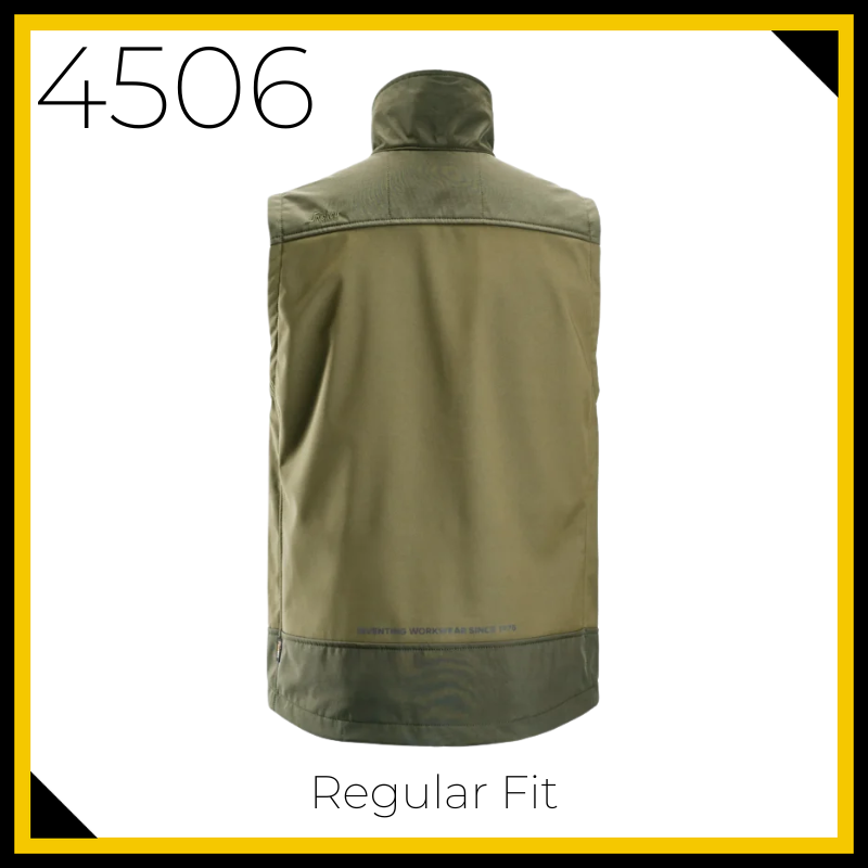 Snickers 4506 AllRoundWork Soft Shell Stretch Vest - Image 2