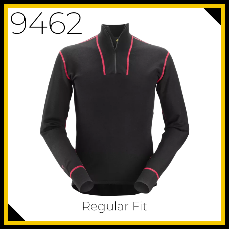 Protecwork 9462 Half Zip Wool Long Sleeve Shirt
