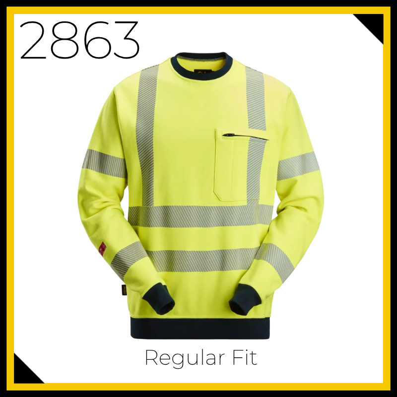 Protecwork 2863 High Vis Class 3 Sweatshirt