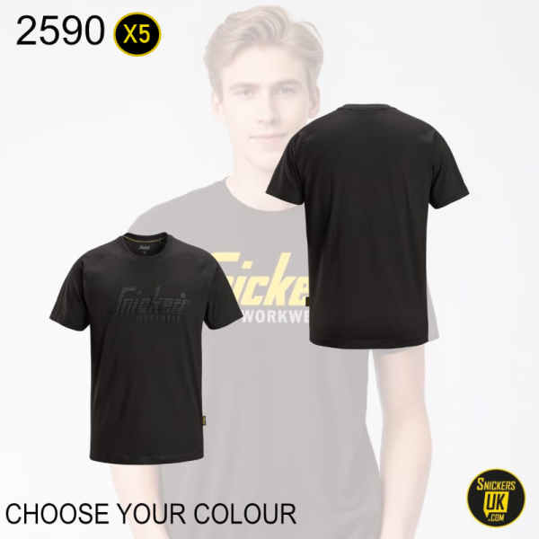 Snickers 2590 Logo T Shirt Pack