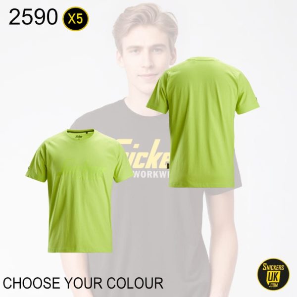 Snickers 2590 Logo T Shirt Pack