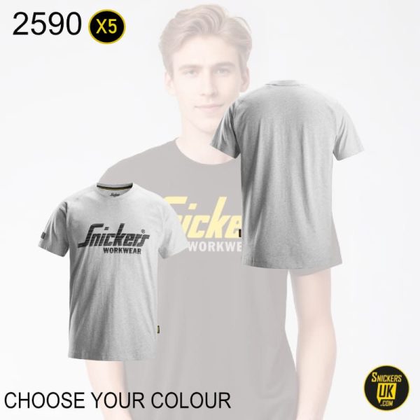 Snickers 2590 Logo T Shirt Pack