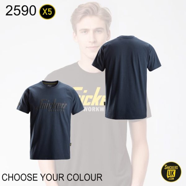 Snickers 2590 Logo T Shirt Pack