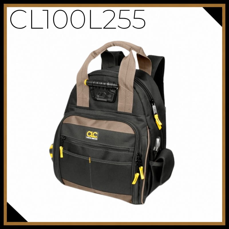 CLC LED Lighted Tool Backpack