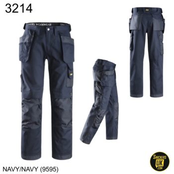 Snickers 3214 Canvas+ Holster Pocket Trousers