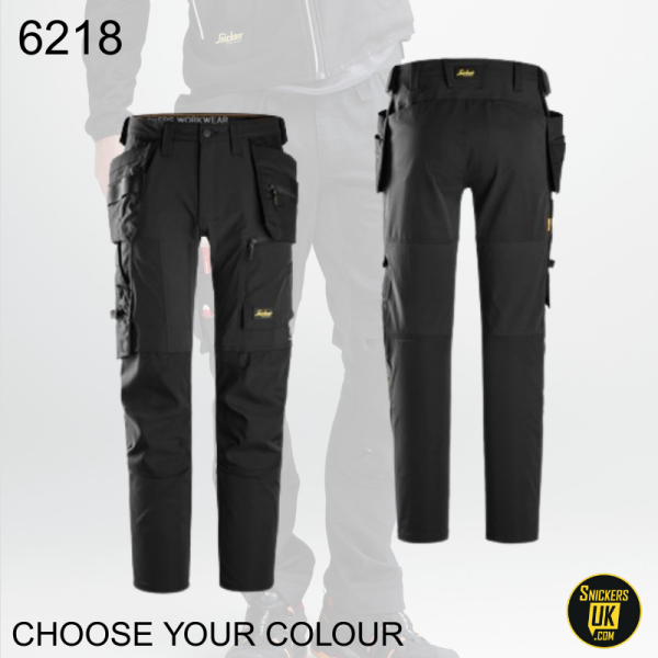 Snickers 6218 AllRoundWork Stretch Holster Pocket Trousers