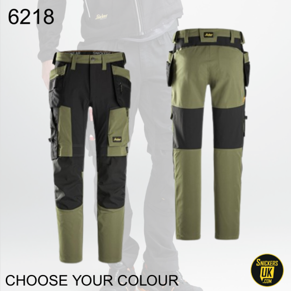Snickers 6218 AllRoundWork Stretch Holster Pocket Trousers