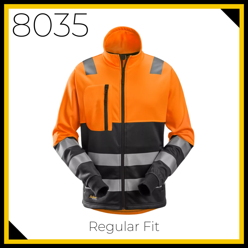 Snickers 8035 High-Vis Class 2 Full Zip Jacket