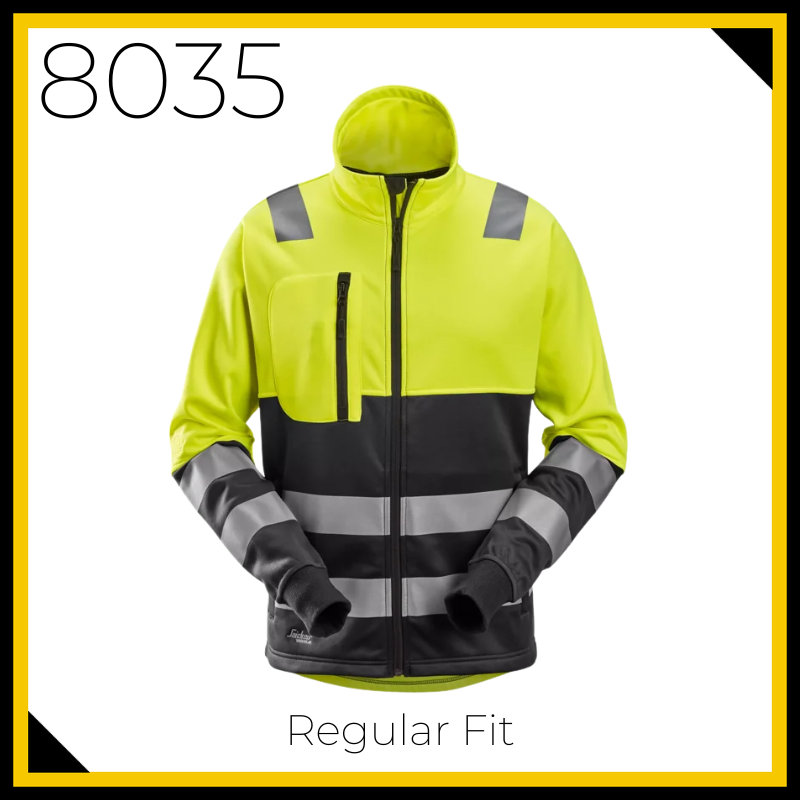 Snickers 8035 High-Vis Class 2 Full Zip Jacket