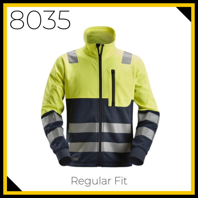 Snickers 8035 High-Vis Class 2 Full Zip Jacket
