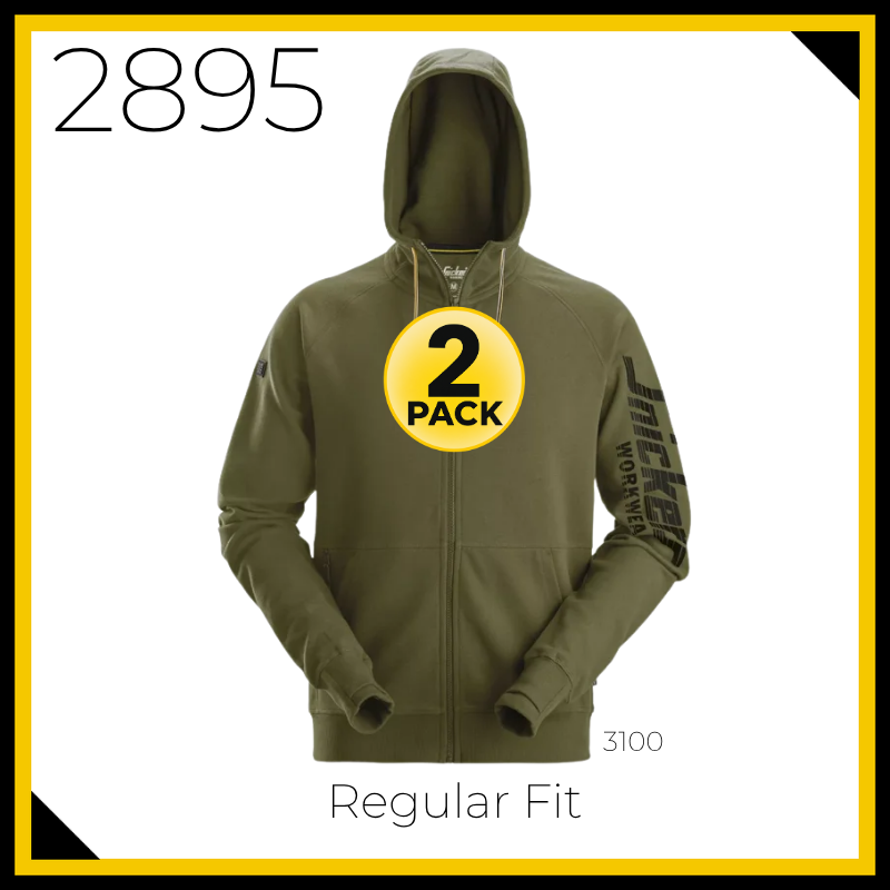 Snickers 2895 Logo Full Zip Hoodie