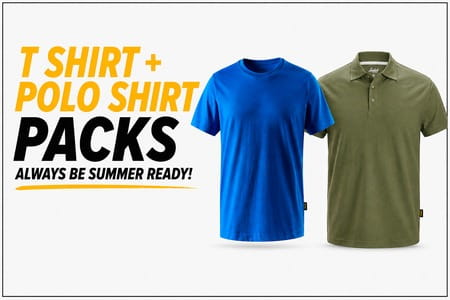T Shirt + Polo Shirt Packs T Shirt + Polo Shirt Packs