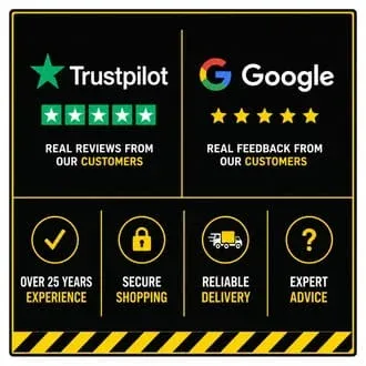 Trusted customer reviews from Trustpilot and Google