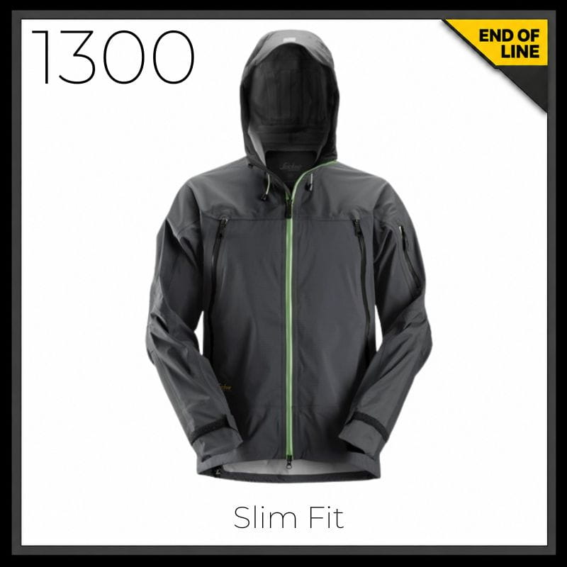 Snickers 1300 FlexiWork Stretch Waterproof Shell Jacket