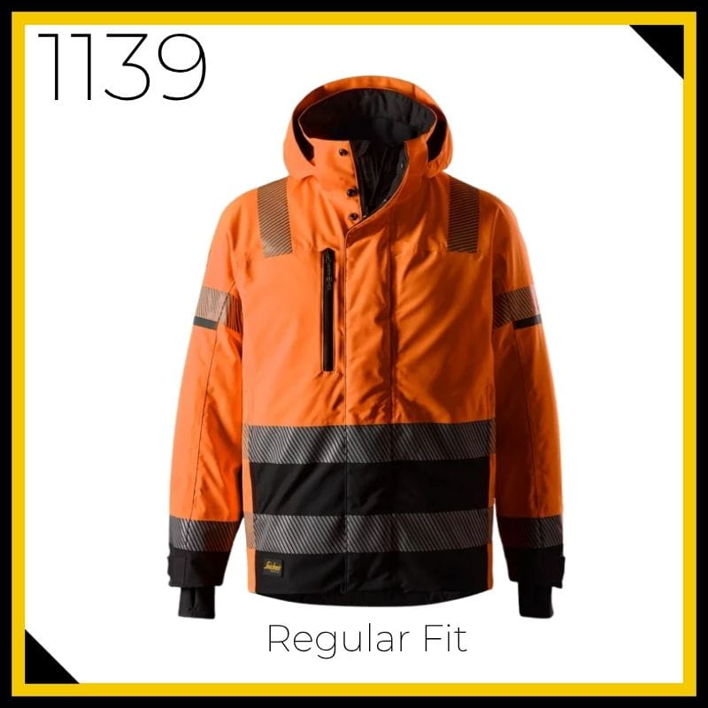 Snickers 1139 High Vis Class 3 Waterproof Stretch Jacket