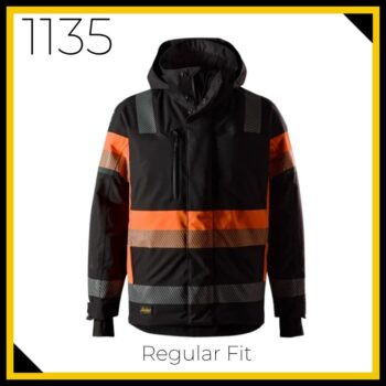 Snickers 1135 High Vis Class 1 Waterproof Stretch Jacket