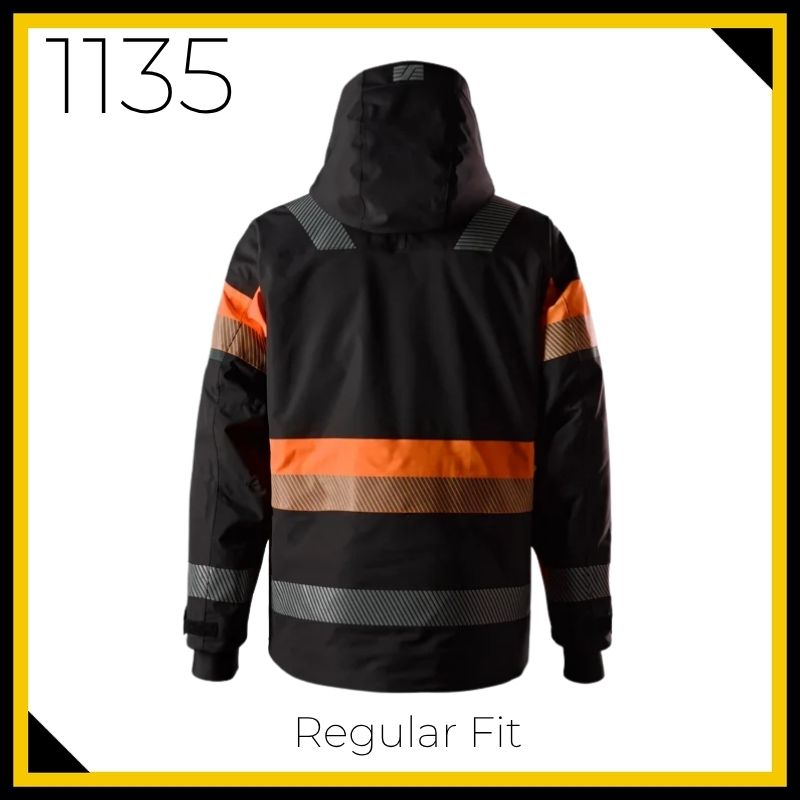 Snickers 1135 High Vis Class 1 Waterproof Stretch Jacket