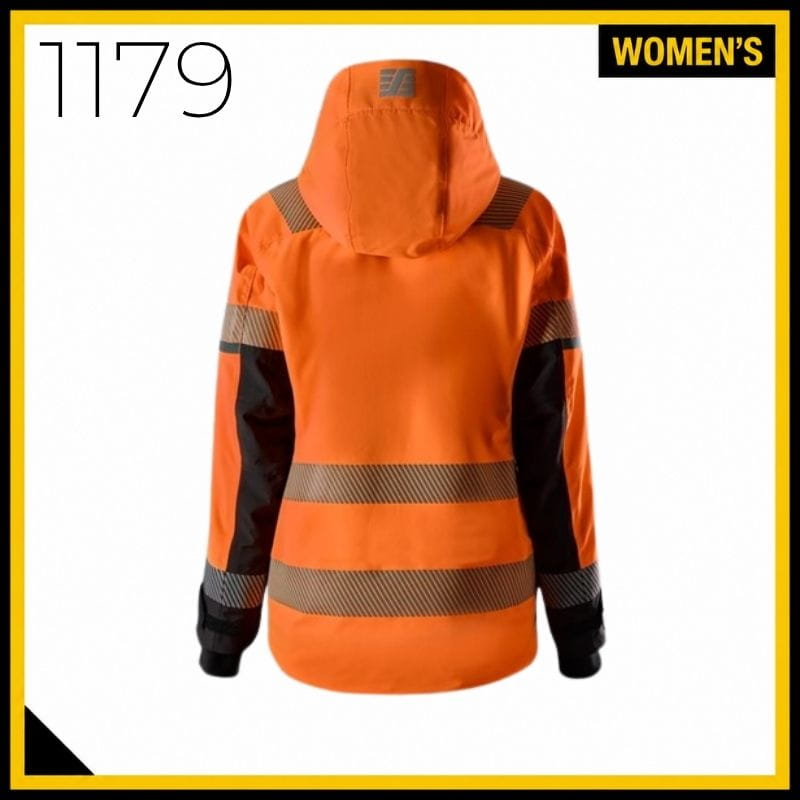 Snickers 1179 High-Vis Women's Waterproof Stretch Jacket