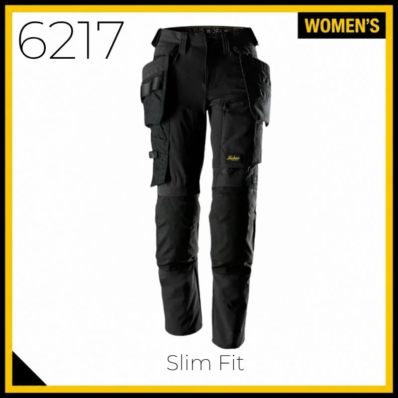 Snickers 6217 AllRoundWork Women's Stretch Detachable Holster Pocket Trousers