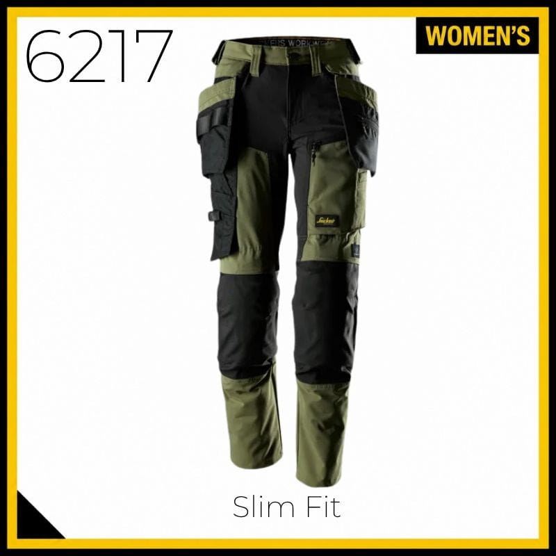 Snickers 6217 AllRoundWork Women's Stretch Detachable Holster Pocket Trousers