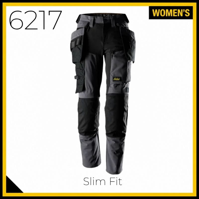 Snickers 6217 AllRoundWork Women's Stretch Detachable Holster Pocket Trousers