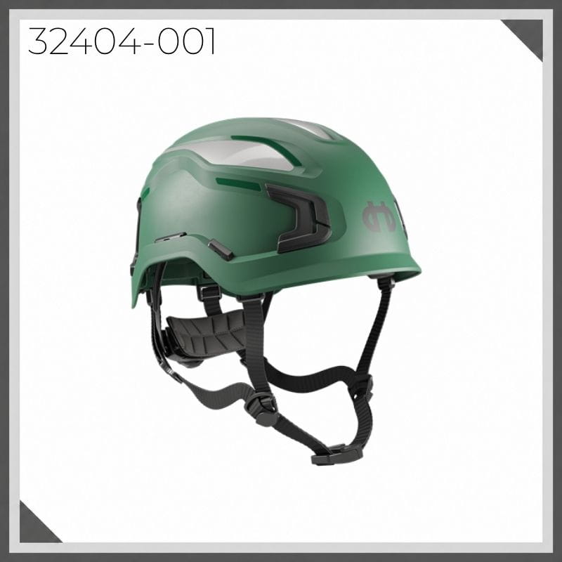 Hellberg Sector Non-Vented Green Safety Helmet