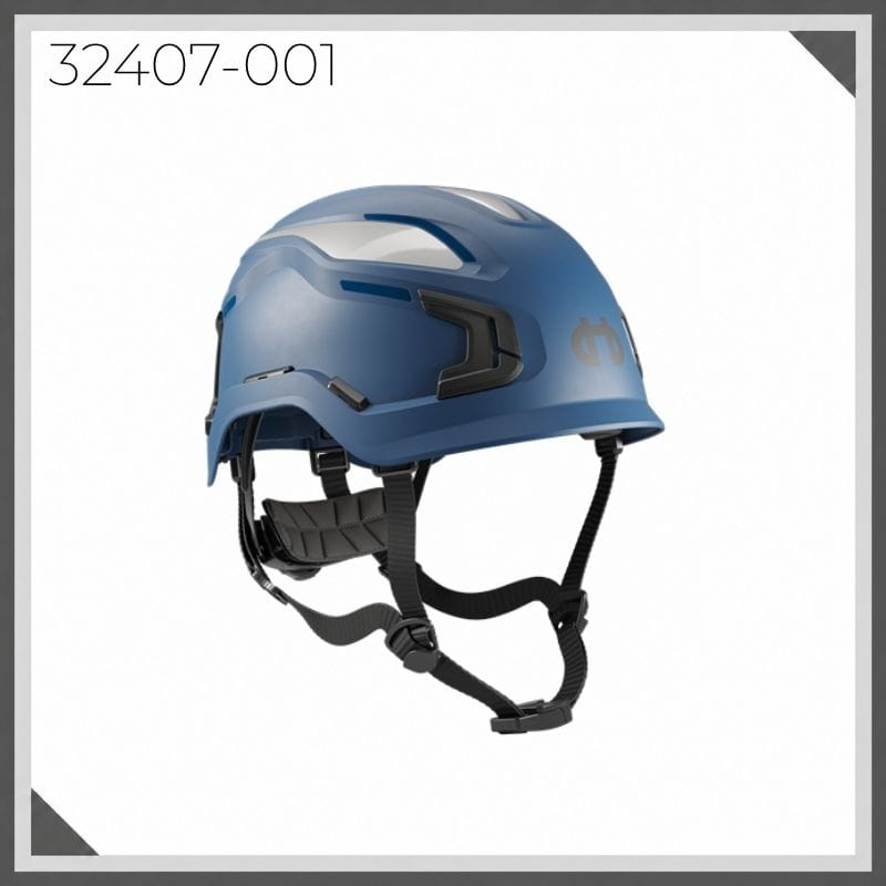 Hellberg Sector Non-Vented Blue Safety Helmet