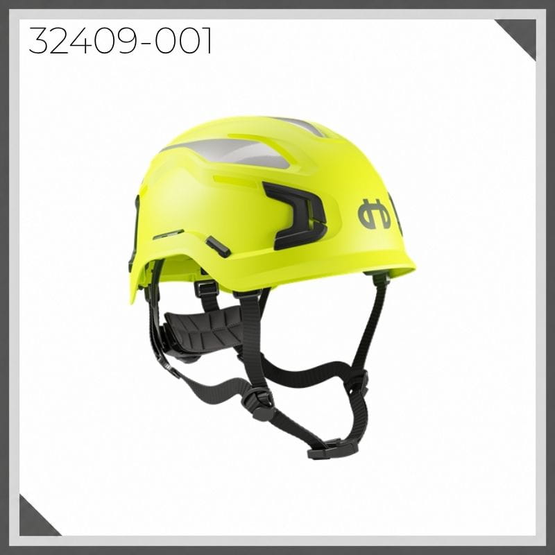 Hellberg Sector Non-Vented Neon Yellow Safety Helmet